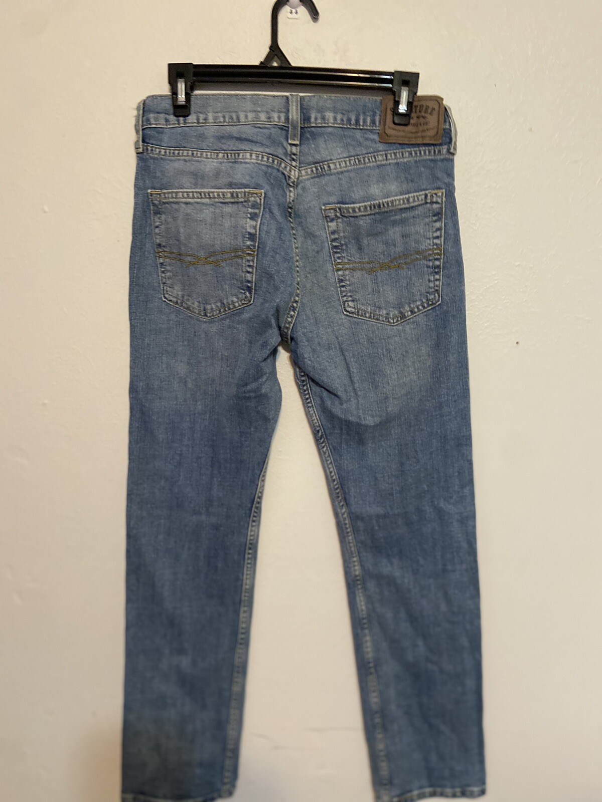 Signature By Levi Strauss & Co. Womens Modern Straight Jeans Blue14 Short 33x30 image 5