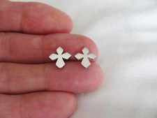 Stainless steel 12mm Cross 316L stud earrings.
