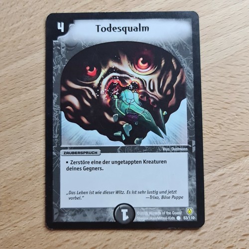 Death Smoke (×4) Duel Masters DM06 Common card TCG GERMAN | EX #89 - Picture 2 of 5