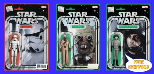 STAR WARS #7 8 9 ACTION FIGURE VARIANT STORMTROOPER TUSKEN RAIDER DESTROYER 2015