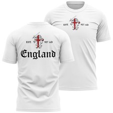 Herren St Georges Day T-Shirt England Löwe Shirt Country George's Him Englisch P...