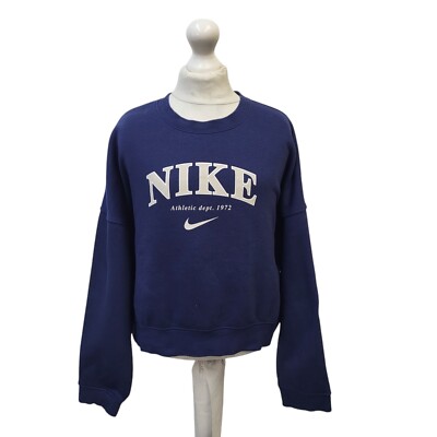 nike crop top crew neck