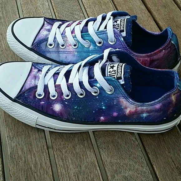 Green Nebula Galaxy Women's High Top Shoes main image 1