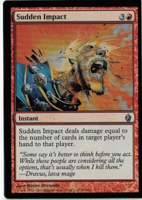 Sudden Impact FOIL PDS Fire and Lightning Near Mint NM MTG Magic the Gathering