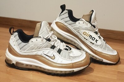 air max 98 white gold