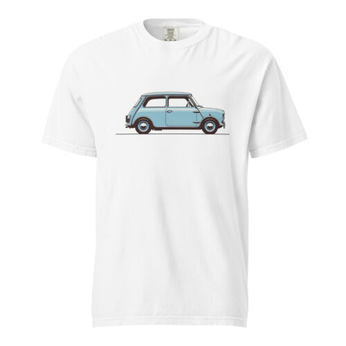 MINI Cooper Design - side profile - Unisex garment-dyed heavyweight t-shirt - Picture 1 of 11