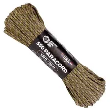Paracord Parachute Line Atwood Rope MFG USA 550 30M Camouflage
