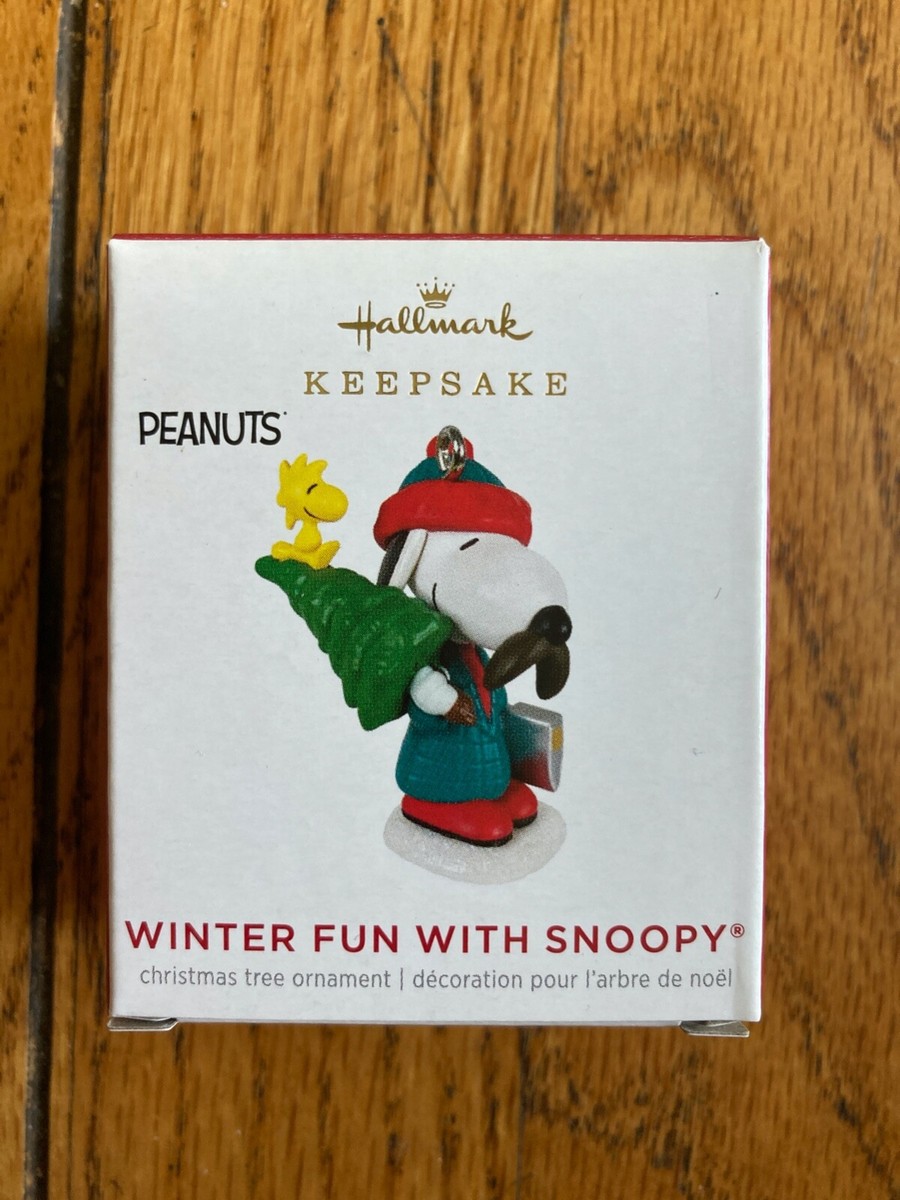 2021 Hallmark Peanuts 24th WINTER FUN WITH SNOOPY Keepsake