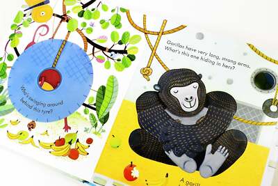 Usborne Peep Inside 6 Board Books Children Collection Box Set