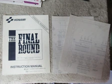 FINAL ROUND  KONAMI video game MANUAL