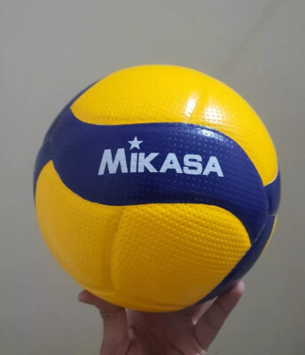 Mikasa V200W 2019 Official FIVB Indoor Volleyball (Blue/Yellow) Size 5