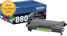 Genuine Super High Yield Toner Cartridge, TN880, Replacement Black Toner, Page Y