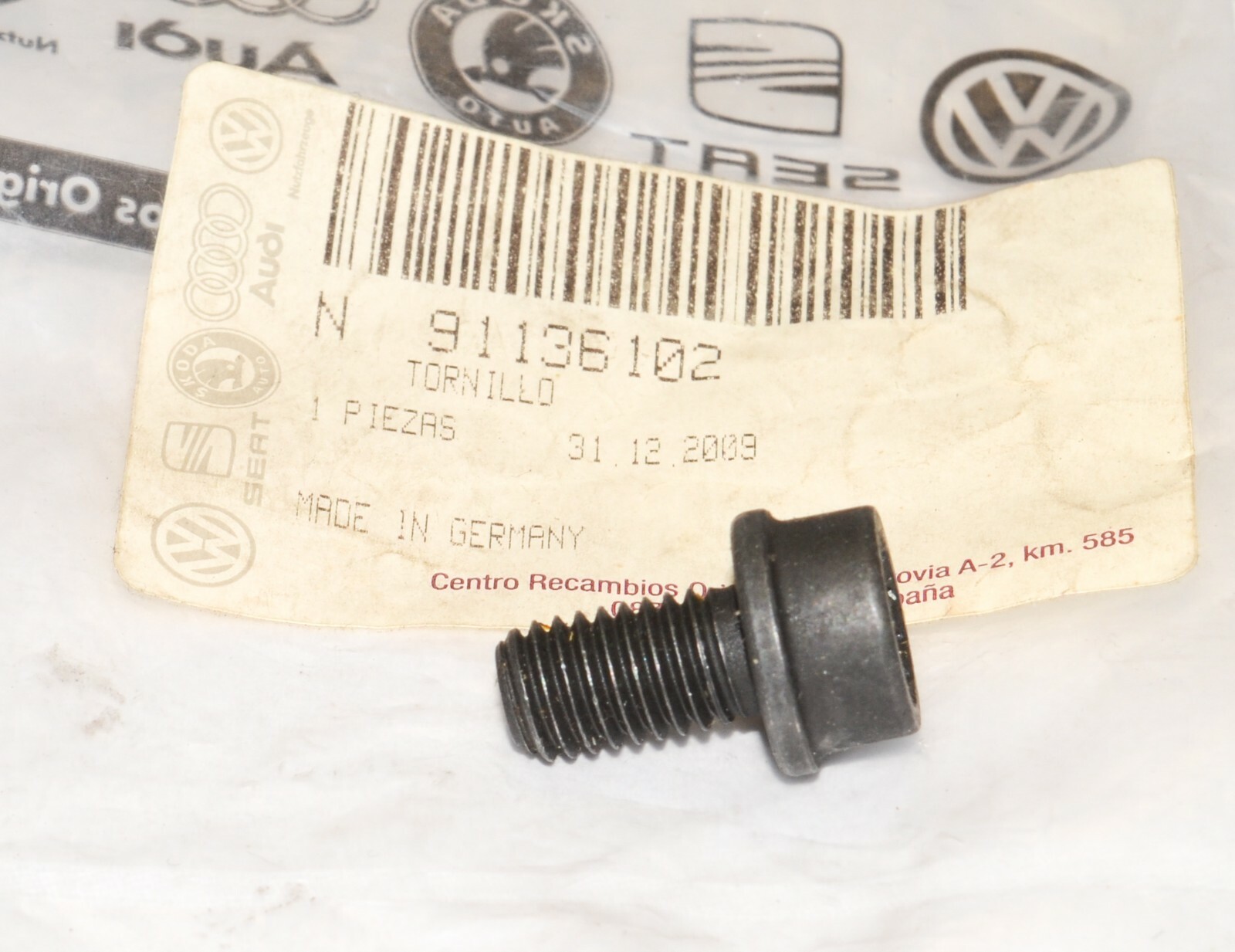 Genuine Audi Seat Porsche Volkswagen Pan Head Screw M8X14 