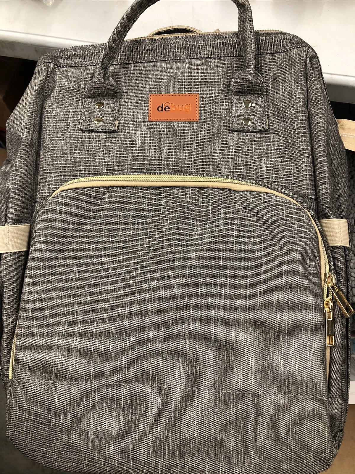 DEBUG Baby Diaper Bag Backpack with Changing Station Diaper Bags for Baby Bag...