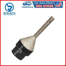 6mm*25mm Diamond Finger Bit Beveling Milling Core Porcelain Tile Marble Hole Saw