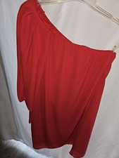 AQUA | Pink Draped One Shoulder Cocktail Dress Size 8 NWT from Bloomingdales