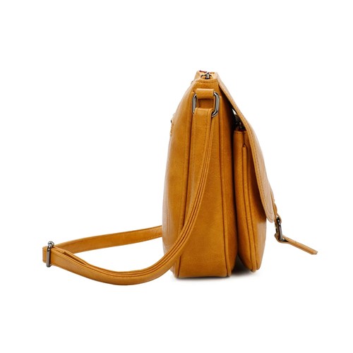 Women's Ladies Crossbody real Leather Bag with Long Strap, Shoulder New Handbag - Picture 16 of 25