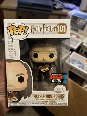 Filch Funko Pop Harry Potter 2019 Funko Pop FILCH AND NORRIS Harry