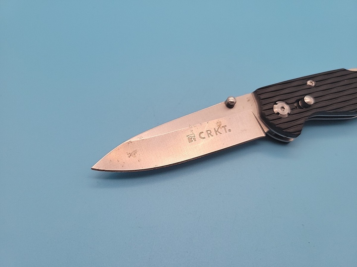 CRKT LAKE 111 7253Z Pocket Knife - Plain Blade - Lock Back w