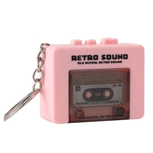 Miniature Cassettes Player Keychains with Recording Function and Music for Bags - Picture 5 of 13