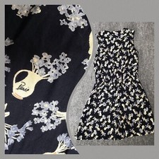 Vintage 90s Romper Large Floral Jumpsuit Playsuit Paris Cottage Grunge Studio