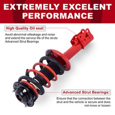 TRQ® PSA74658 - Rear Shock Absorber and Suspension Kit