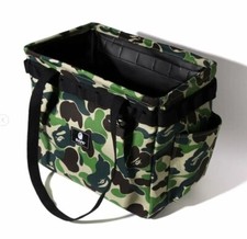A BATHING APE Bape ABC Camo Large Tote CONTAINER Bag AUTHENTIC RARE