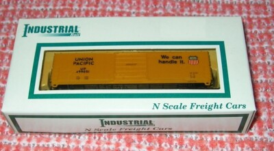 #ad #ad N Scale Lot: Industrial Rail Union Pacific 499051 amp; Model Power UP Caboose 4066 $24.95