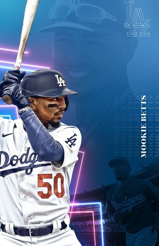 DODGERS POSTER FOTODRUCK 11X17 VIN SCULLY MOOKIE BETTS TURNER KERSHAW 1 - Bild 18 von 22