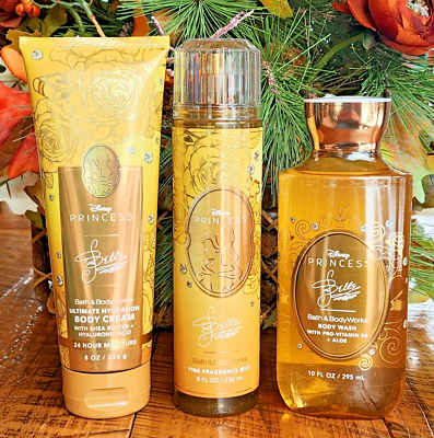 NEW~🏰DISNEY PRINCESS-💛BELLE~Bath Body Works~YOUR CHOICE~SHIPS