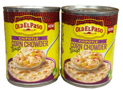 Old El Paso Chipotle Corn Chowder Soup 18.5 oz (2 pack)