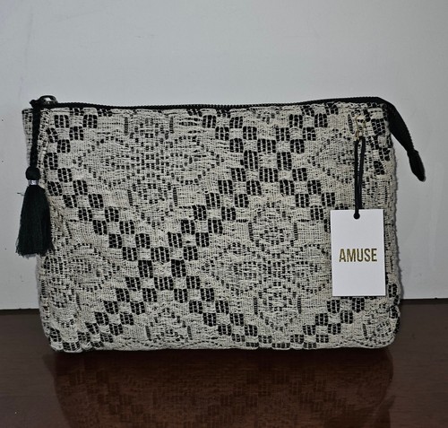 Amuse Society Wake Up Beautiful Cosmo Clutch Makeup Travel Bag-NWT!