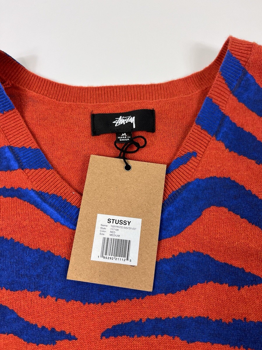 STUSSY TIGERS PRINT SWEATER 22aw（STUSSY ステューシーTIGER