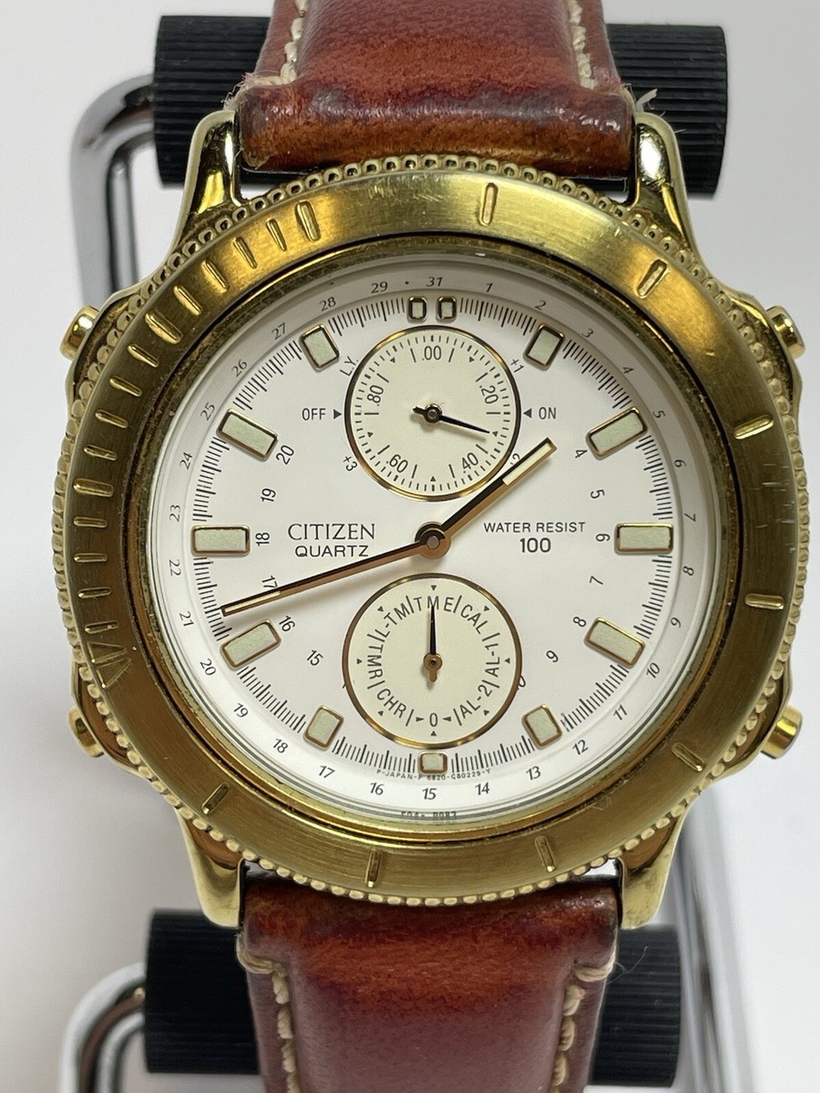 Vintage CITIZEN Quartz Watch - 6820-G80175 - 100M Water Resistant