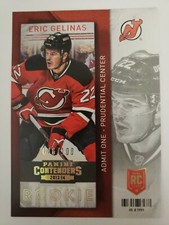 ERIC GELINAS 2014 PANINI CONTENDERS ROOKIE TICKET #'D 46/100. CARD# 120