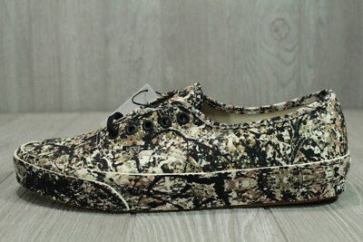 60 Vans Authentic MoMA Jackson Pollock Lace UP Men's Shoes Size 7.5 - 12