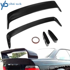 For BMW 3 Series E36 M3 1992-1998 HIGH Glossy Black Rear Trunk Spoiler Wing