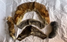 Colli e polsini di vera pelliccia volpe/visone (originali anni 60/80)