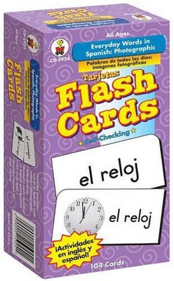 Everyday Words in Spanish: Photographic Flash Cards: Palabras de Todos Los D?as: