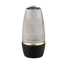 Wooden Salt Mill 13cm Cast Iron Manual Adjustable Grinder Shaker Cole & Mason