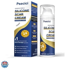 Scar Cream,Advanced Scar Gel,Silicone Scar Gel,Scar Removal Cream for Surgica...
