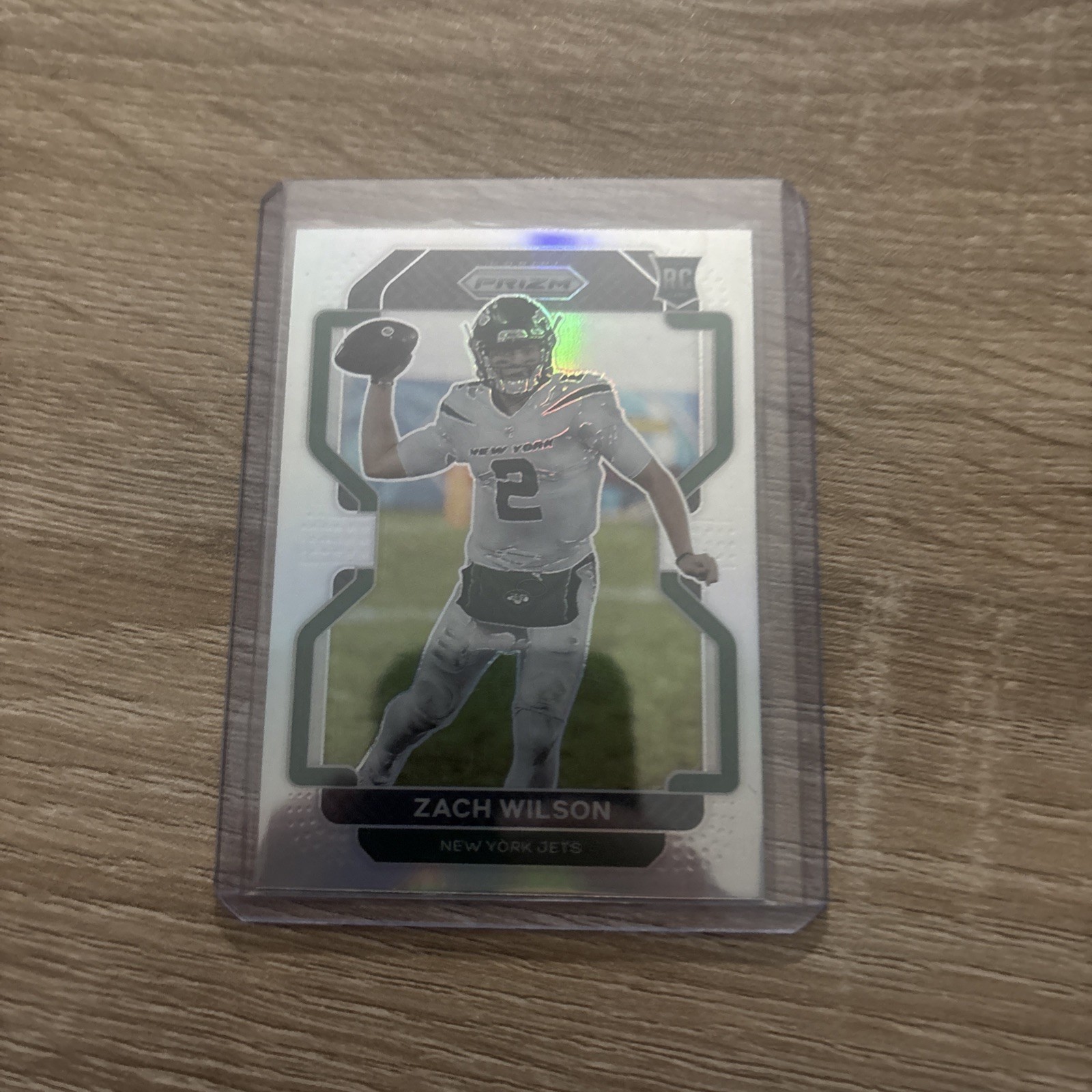 Zach Wilson 2021 Panini Prizm Rookie RC Silver #332 Jets