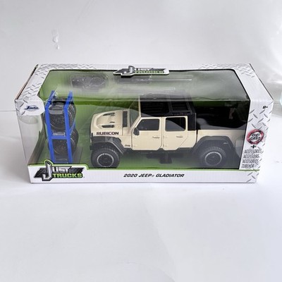 Jada 1:24 Just Trucks with extra Wheels 2020 Jeep Gladiator Rubicon Tan 32711
