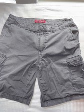 Vintage 90s Unionbay Cargo Shorts Gray/Brown Utility 34 10 Inseam