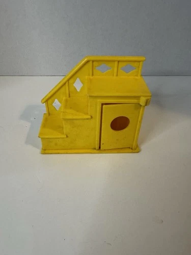 Fisher Price Little People Yellow  Stairs Staircase for House 952 Vintage