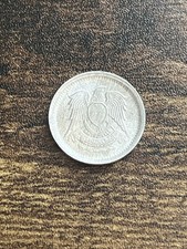 1972 Egypt 1 One Millieme Aluminum Eagle w/ Shield Arms Arabic Coin TC1974*