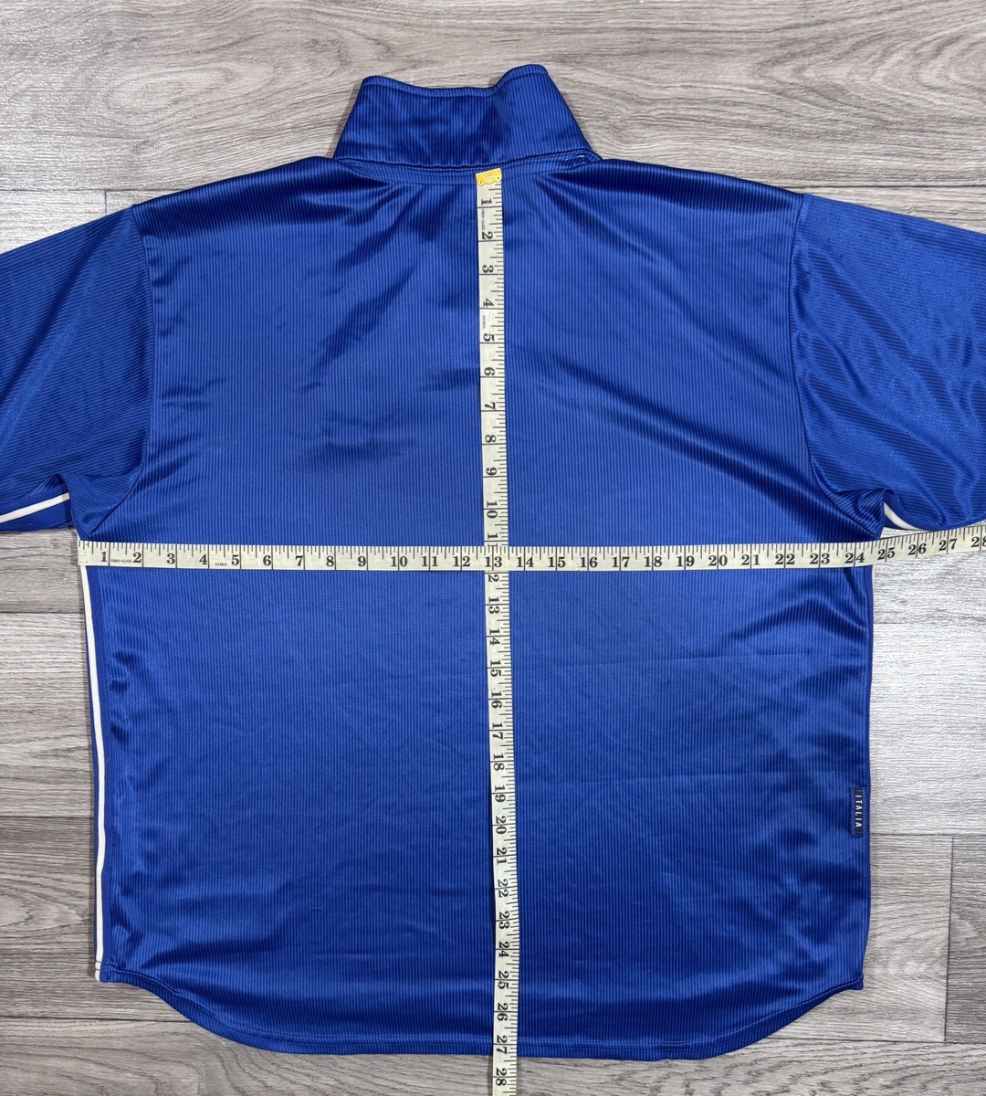 ITALY NATIONAL TEAM 1996 1997 SOCCER JERSEY FOOTBALL SHIRT BLUE