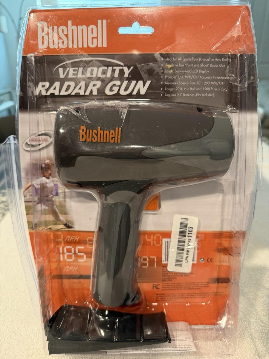 Bushnell Velocity Speed Radar Gun 1101911 Gray Baseball Softball