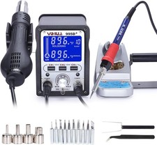 YIHUA 995D 2 in 1 Hot Air Rework and Soldering Iron Station with 3 Memories