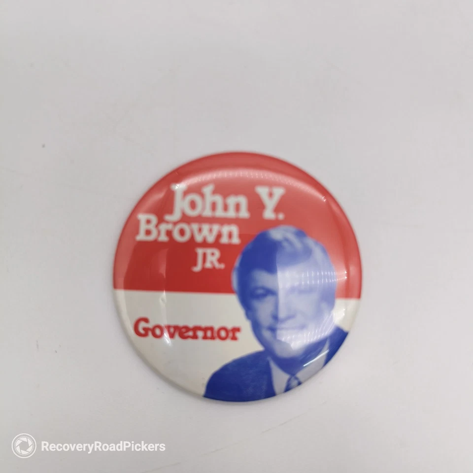 Лот винтажных значков для политических кампаний Клинтон Гор Керри Эдвардс Джон И. Браун младший - Изображение 3 из 4